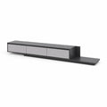 Mobile TV in MDF con 3 cassetti Nero e Grigio