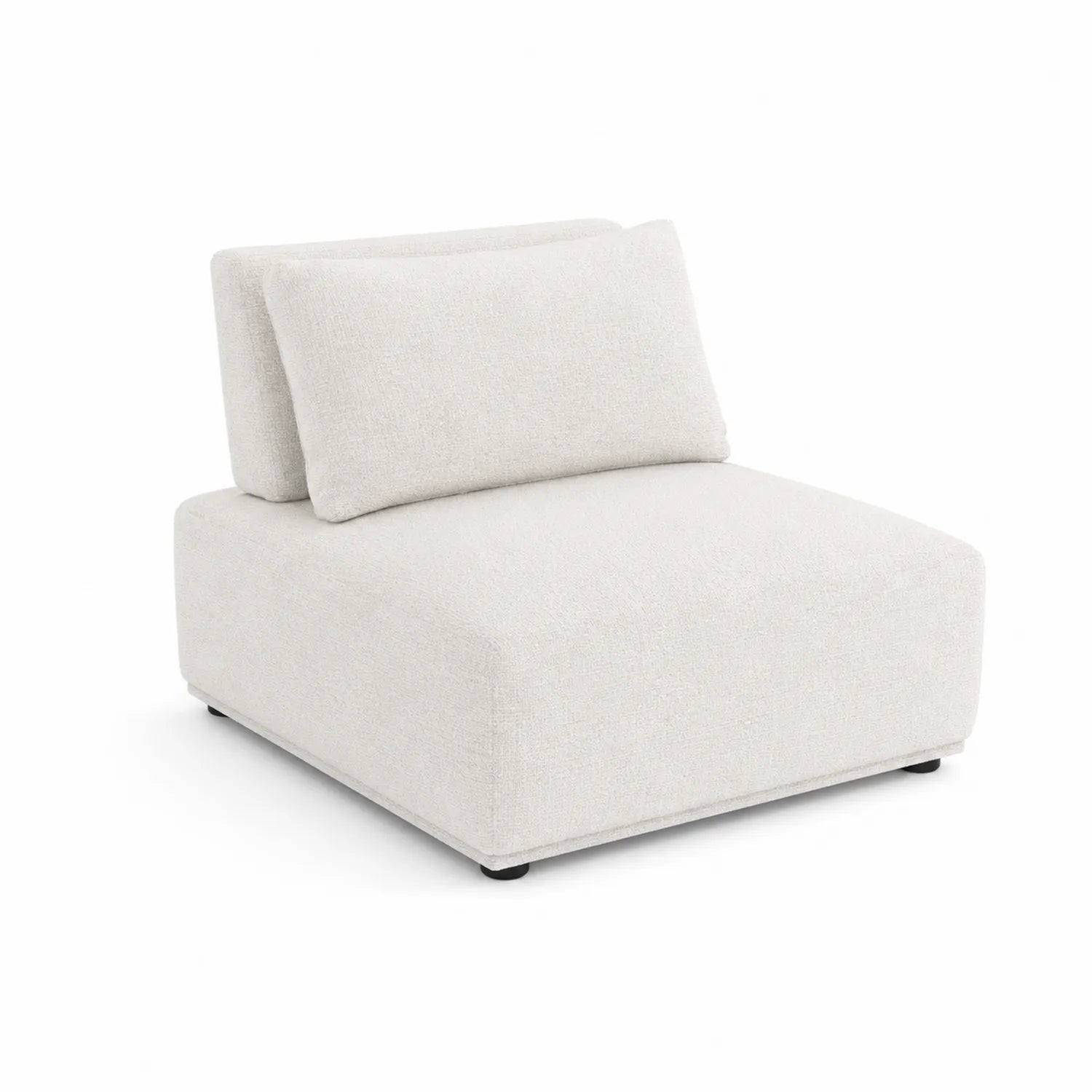 Modulo Divano in Tessuto Bianco