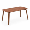 Tavolo da pranzo in legno di noce 150x90x75 cm