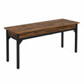 Scrivania rettangolare in legno e metallo con cassetti 140x60x76 cm