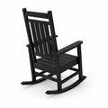 Sedia a dondolo in legno nero