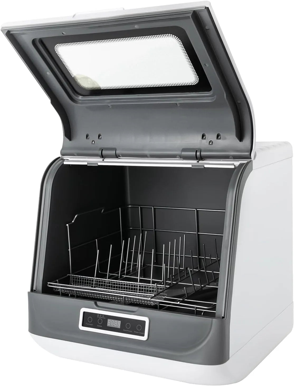 Lavastoviglie, 45 x 40 x 44, 8 cm, 800 W, touch, bianco, lavastoviglie con 3 modalità di lavaggio