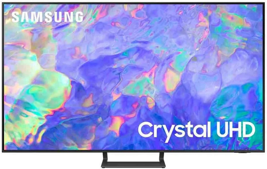 Samsung UE55CU8570UXZT Smart TV, 55 pollici, televisore, 4K UHD, HDR, Google Assistant, Alexa e Siri, grigio, Titan Gray 2023, AirSlim Design