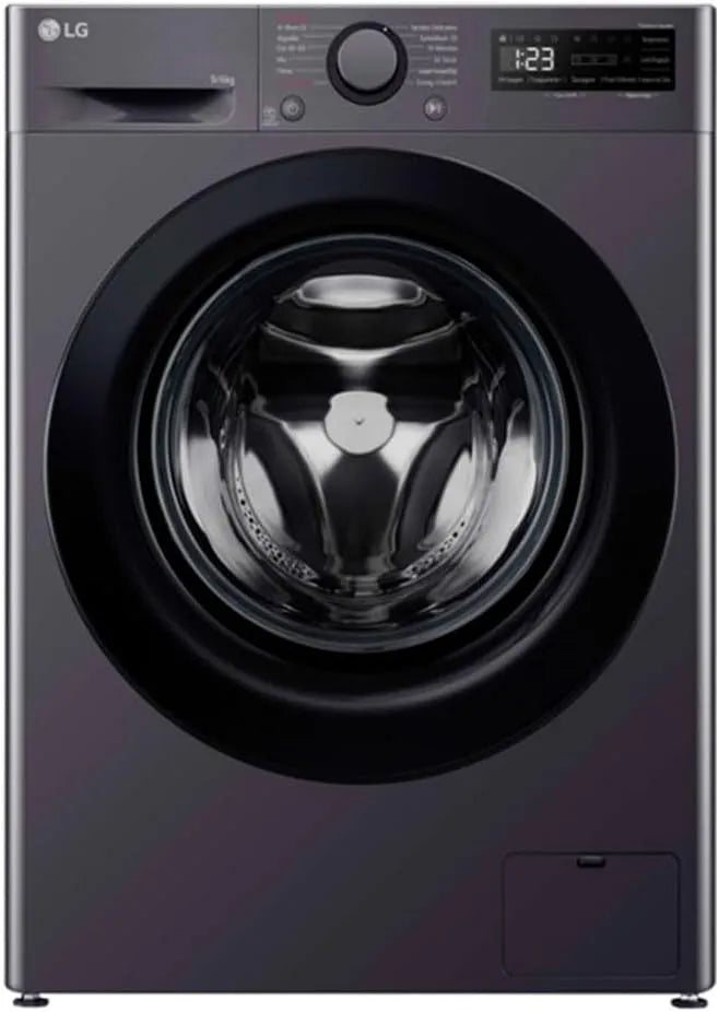LG F4DR509S6M Lavasciuga, 9 kg, lavatrice, asciugatrice, nero