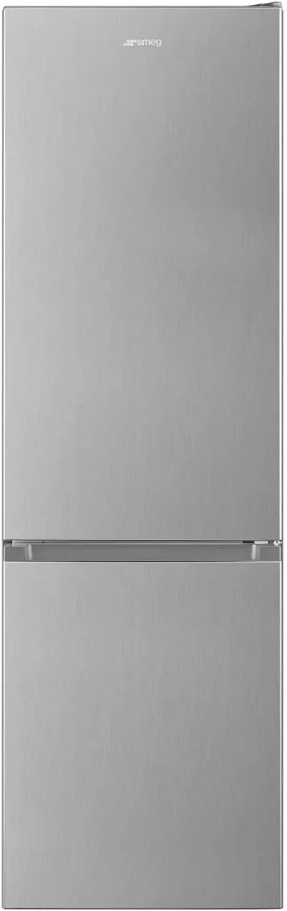 Smeg RC20XNC Frigorifero combinato, 331 L, classe energetica E, No Frost, acciaio inox, frigo con congelatore, colore Inox, 331 Litri
