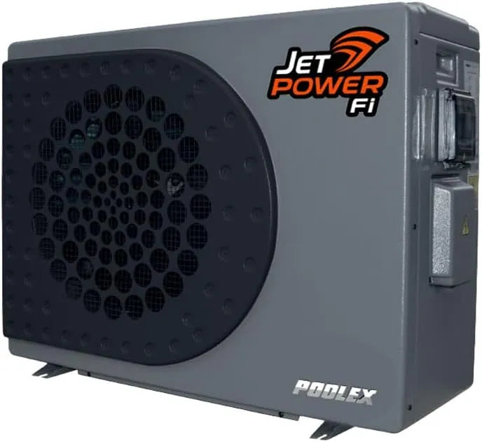Prodotto Pac JETPOWER 150, POOLEX, Pompa di Calore Piscina Full Inverter 15 KW, Silenziatore & Collegato, Bacino 65 a 80 m3