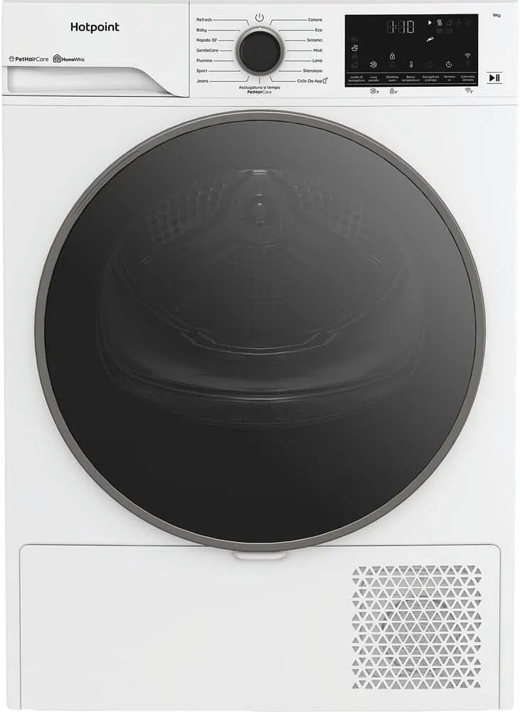 Asciugatrice 96D, 9 kg, classe energetica A, libera installazione, Wi-Fi, HPT BS IT