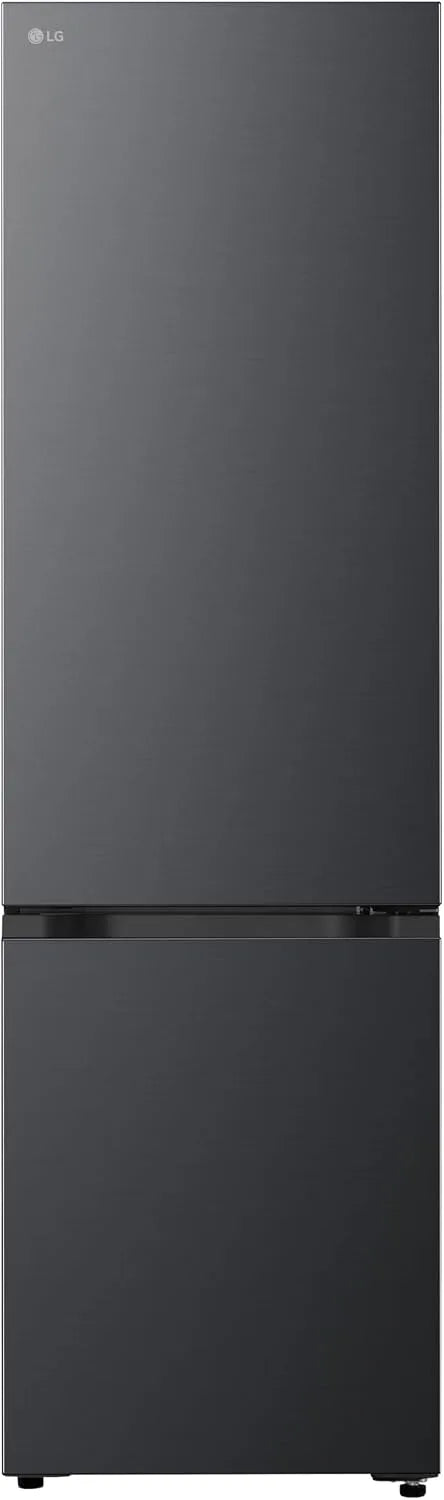 LG GBBSJ20DEP Frigorifero combinato, 375 L, classe energetica D, No Frost, Inverter, Linear Cooling, Wi-Fi, frigo con congelatore, nero, Total No