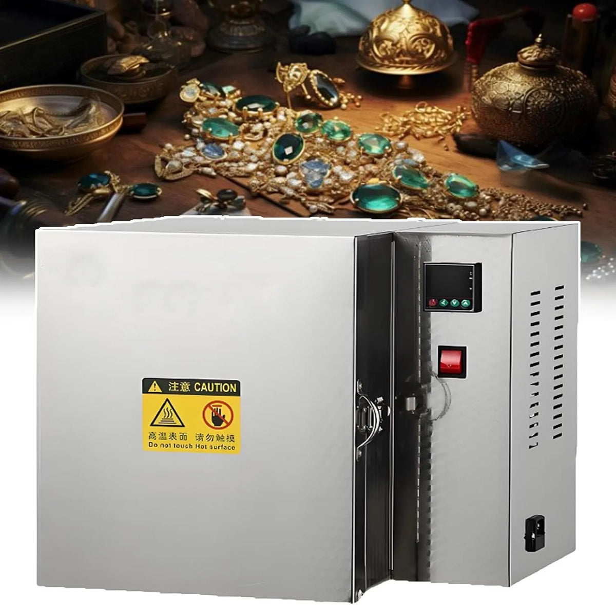 Forno elettrico, 1500 W, Forno per Fusione di Gioielli, Regolatore Pid per Diverse Lavorazioni E Fusioni