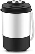 Lavatrice, WolFum Piccolo Monocilindrico Monobarile Lavatrice Semiautomatica Mini Power Doppio Pulsatore Imitazione Lavaggio a Mano