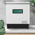Lavastoviglie, 1500 W, portatile, acciaio inox, bianco, funzione di calore a 70 gradi, completamente automatica