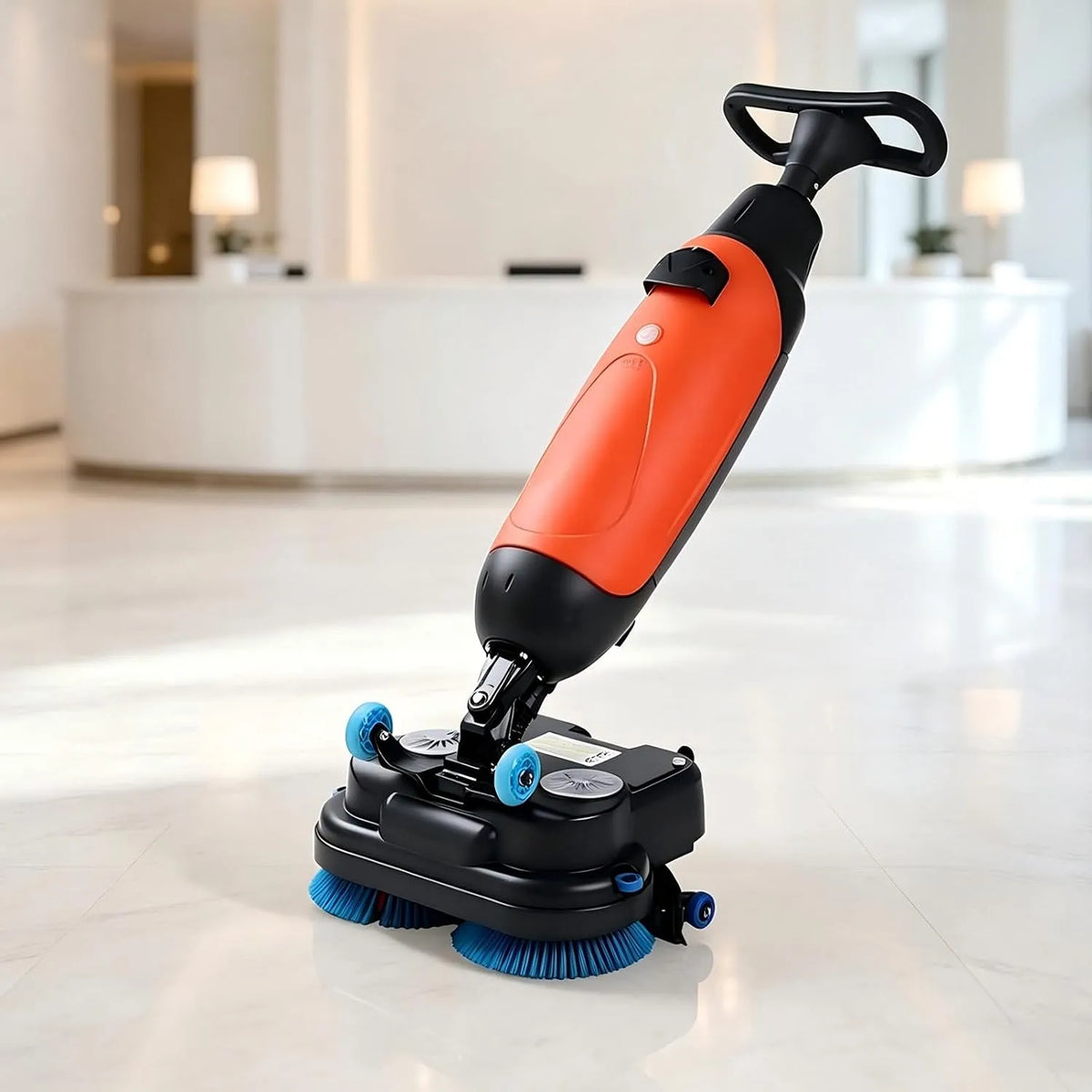 Lavasciuga, 17 pollici, lavatrice, asciugatrice, professionale, Doppia Spazzola da 43 Cm, Alimentata A Batteria, Automatica, Ideale per Casa