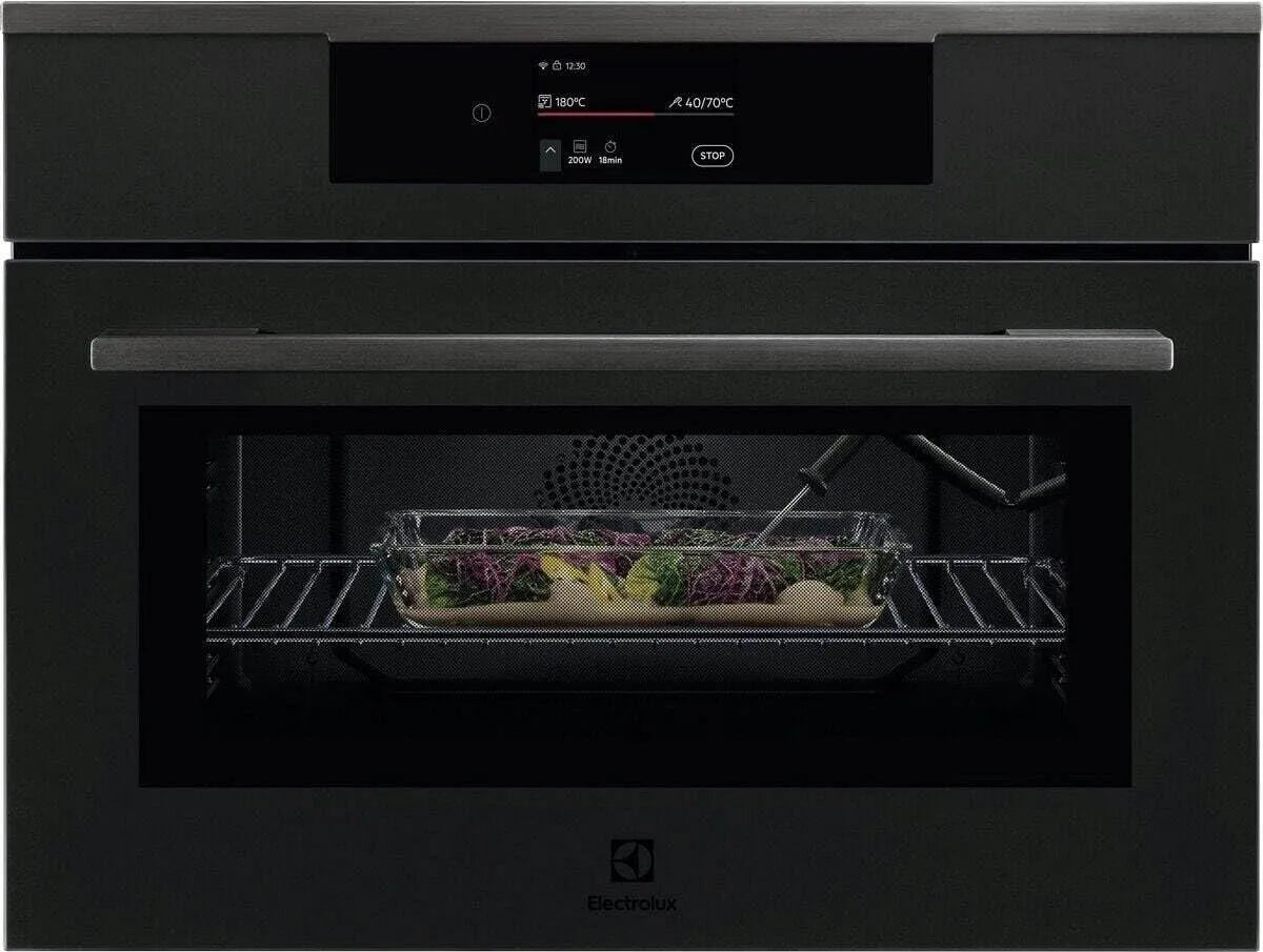 Forno a microonde KVLAE2XT, 44 L, classe energetica E, grill, da incasso, Wi-Fi, nero