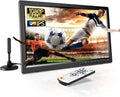 Smart TV 1080P 3000mAh, 15, 6 pollici, televisore, HDMI, USB, portatile, DVB-T2, 6 Pollici HD, AV - Per Camper, Giardino