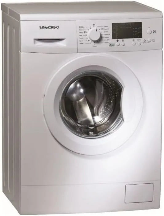 Lavatrice, 7 kg, SanGiorgio F710L, libera installazione, bianco, 1000 RPM A +++, LED, Rotante, Caricamento frontale, Pulsanti, Sinistra