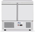 Frigorifero, HENDI Tavolo frigo a 2 Ante Kitchen Line, Metallizzato