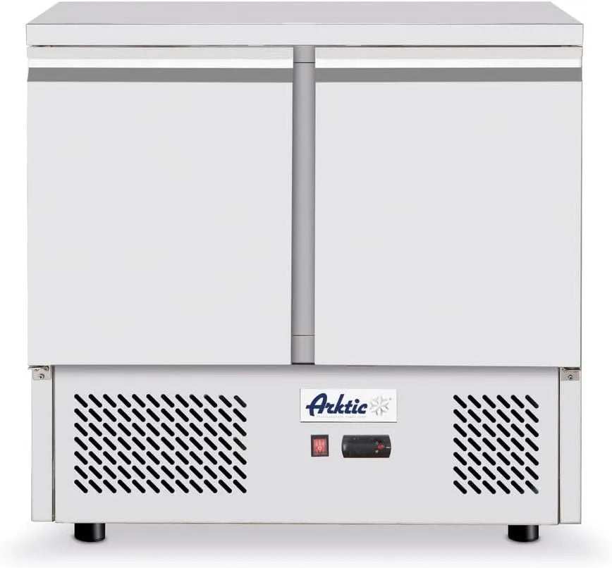 Frigorifero, HENDI Tavolo frigo a 2 Ante Kitchen Line, Metallizzato