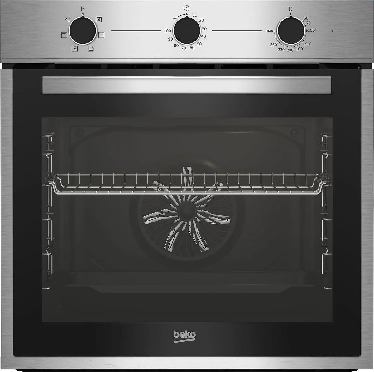 Forno elettrico BBIE14100X, 72 L, classe energetica A, acciaio inox, Forno Elettrivo Ventilato Multifunzione 72 Litri Classe A Inox - BBIE14100X