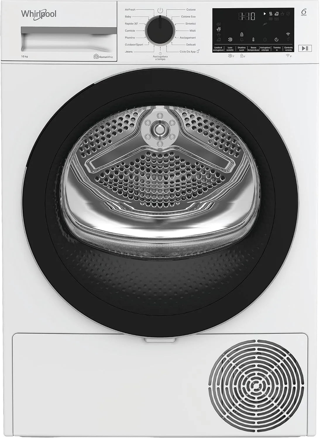 Whirlpool 103M Asciugatrice, 10 kg, C WD WBS IT, Asciugatrice 10 Kg A Pompa di Calore