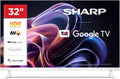 Google 32HF2365EW HDMIx3 Smart TV, 32 pollici, 60 Hz, televisore, USB, bianco, USBx2, Sonido 2x3W, FRAMELESS, 60Hz