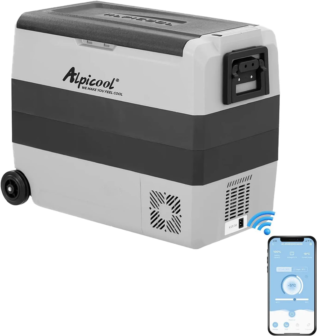 Congelatore T60 12, 24V, 60 L, 24 V, portatile, vano congelatore, freezer verticale, RV Camion Barca Campeggio 12