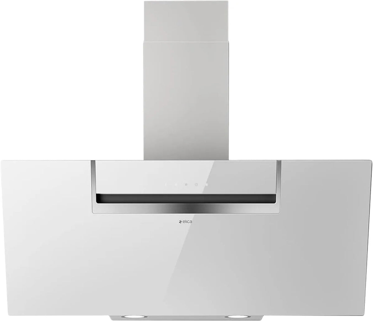 Cappa aspirante, cappa da cucina, ELICA WH, 90 PRF0166931, montaggio a parete, touch, bianco, ELICA SHEEN S WH
