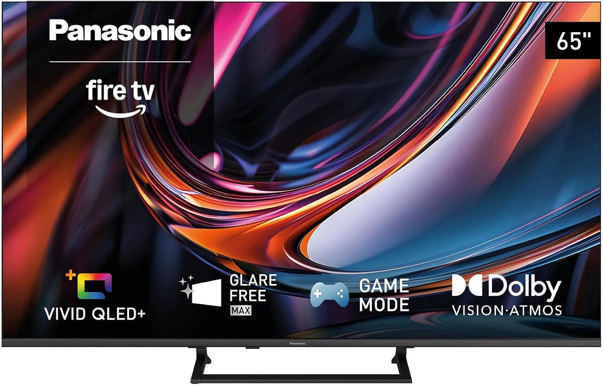 Panasonic TV-65W80C Smart TV, televisore, 4K UHD, QLED, Glare Free Max Fire TV