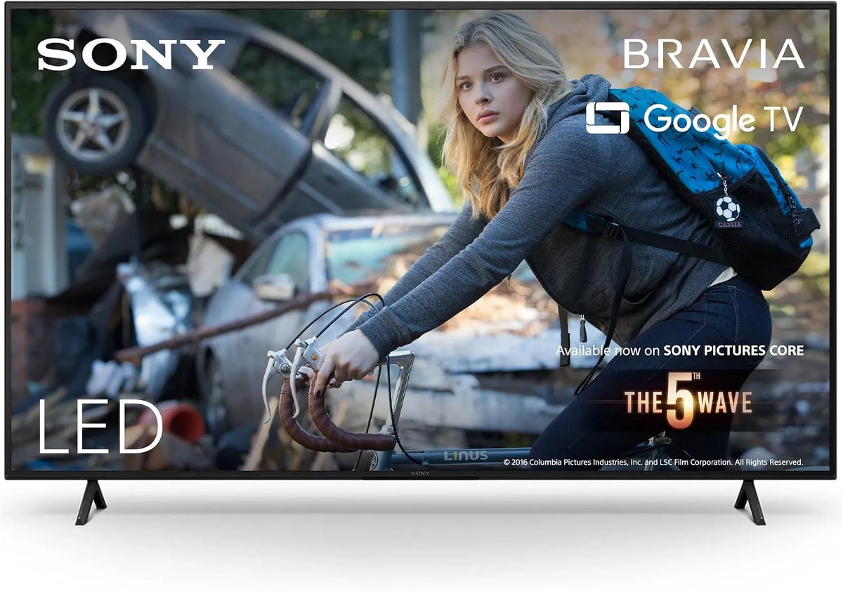 Google KD-75X75WL Smart TV, televisore, 4K UHD, HDR, nero, LED, ECO PACK, BRAVIA CORE, Sony BRAVIA, Narrow Bezel Design