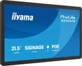 56 Cm, Prolite, 22', Diagonalklasse, 54.6 Cm, 21.5', Iiyama Prolite S2225aS-B1p - 56 Cm