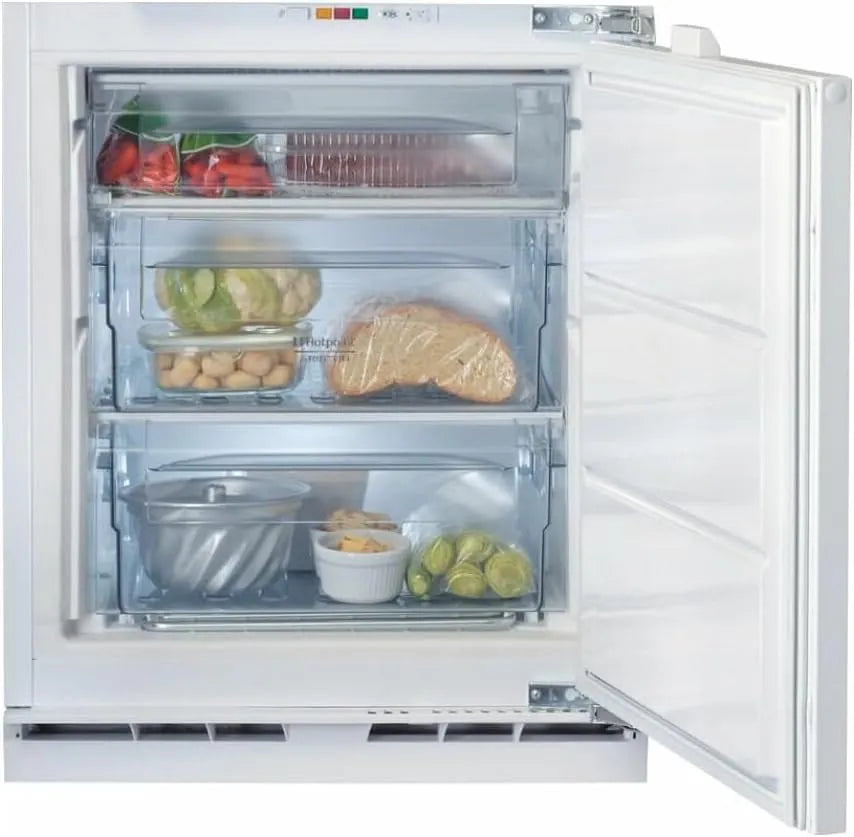 Congelatore HABUFZ011 kg, 24h, 91 L, classe energetica E, vano congelatore, freezer verticale, Congelamento 10, 91 Litri, con Cassetti