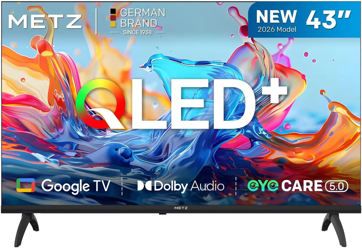 Google Main10 1.5GB Smart TV, 43 pollici, televisore, QLED, HDR, audio Dolby, Bluetooth, 1 EyeCare DVB-T/T2, S2 CI+ HEVC, 43MQH7000Z, RAM Upgrade
