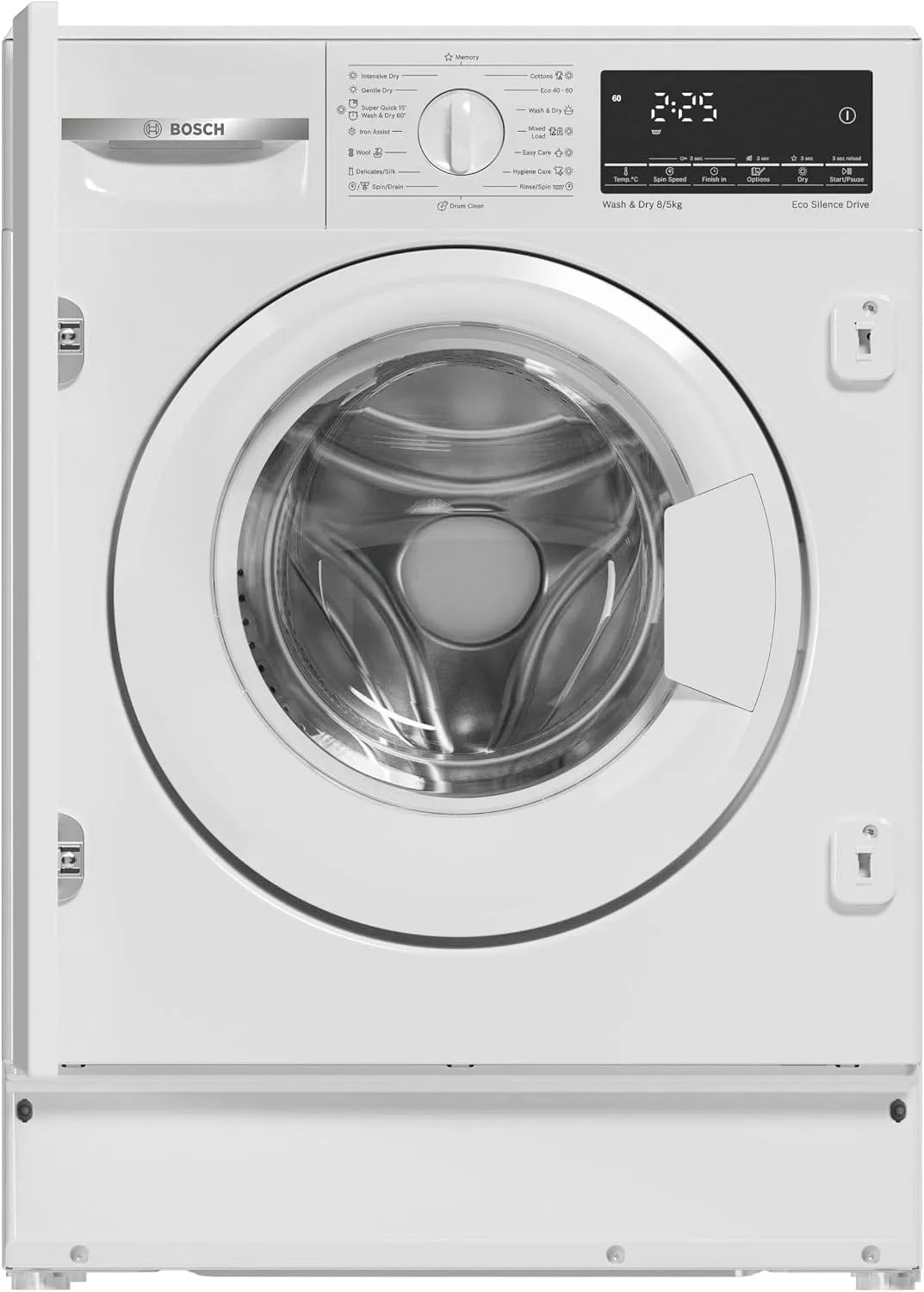 Bosch Serie 6 WKD28490EU Lavasciuga, 5 kg, classe energetica E, lavatrice, asciugatrice, da incasso