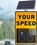 modello Yellow-50 70cm, 19.6, Display Digitale della velocità a LED, Utilizzabile per Traffico e Autostrada Yellow-50 * 70cm, 19.6 * 27.5in, Cartello