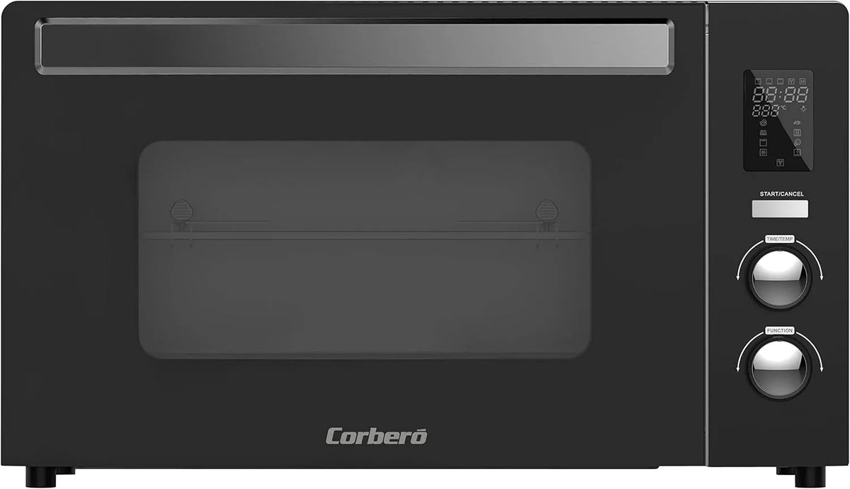 Forno elettrico, 42 L, 2000 W, Corberó CHSG4220BDIG, timer, nero, Funzioni: Convezione, Rustepolli, Luce interna, Auto Menu, Controllo digitale