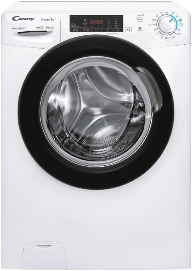 Lavasciuga CSHW4645TWB3/1-S, 6+4 kg, 45 cm, classe energetica E, lavatrice, asciugatrice, vapore, stretto, 1400 giri, min, Slim