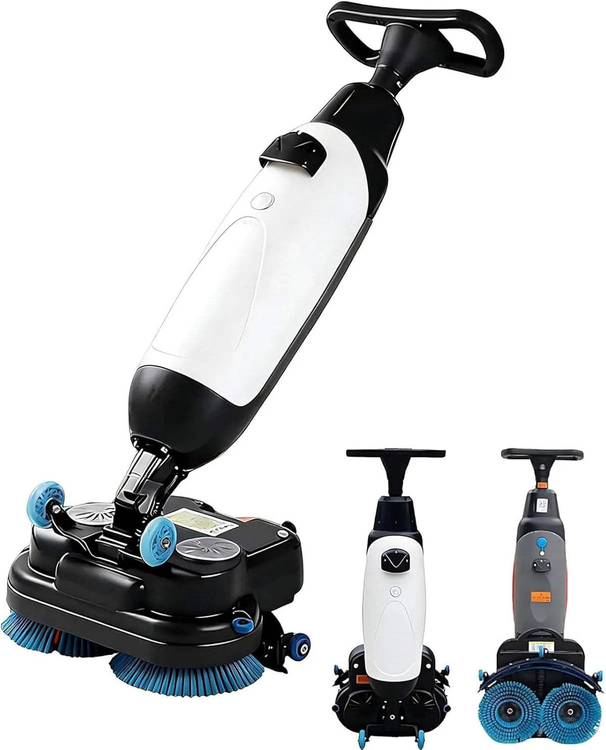 Lavasciuga, 43 cm, 5 L, lavatrice, asciugatrice, ampio serbatoio, professionale, testina girevole a 360°, 5 l + 7, doppio serbatoio da 4, lucidatrice