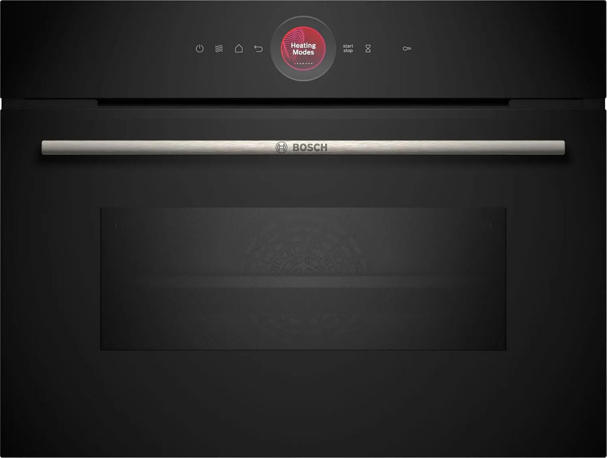 Bosch Serie 8 CMG7241B2 Forno a microonde, 45cm, nero, Bosch CMG7241B2 Serie 8 Forno compatto combinato con Microonde 45cm