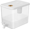 Frigorifero, bianco, Dispenser Bevande da Frigo da 2 Galloni in Pp Bianco