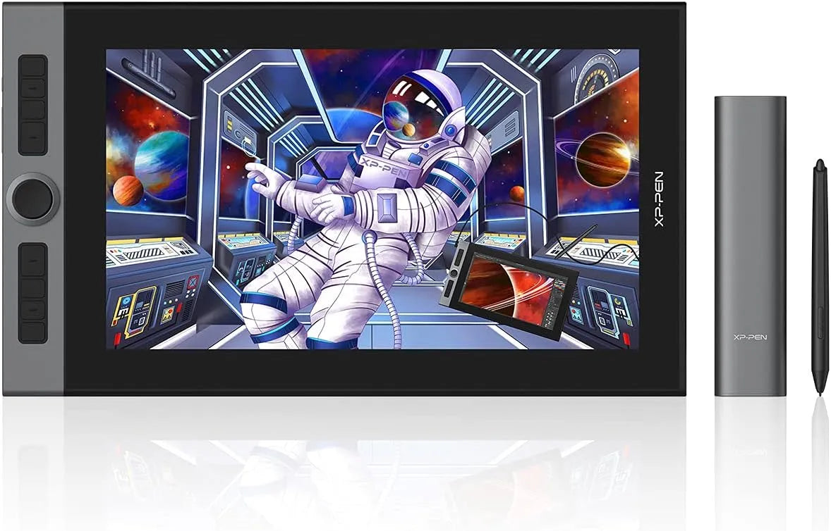 Prodotto 4 pollici, XP-PEN Artist Pro 16 Tavoletta Grafica con Schermo Full-Laminato da 15, 133% sRGB, Display con Penna senza batteria con X3