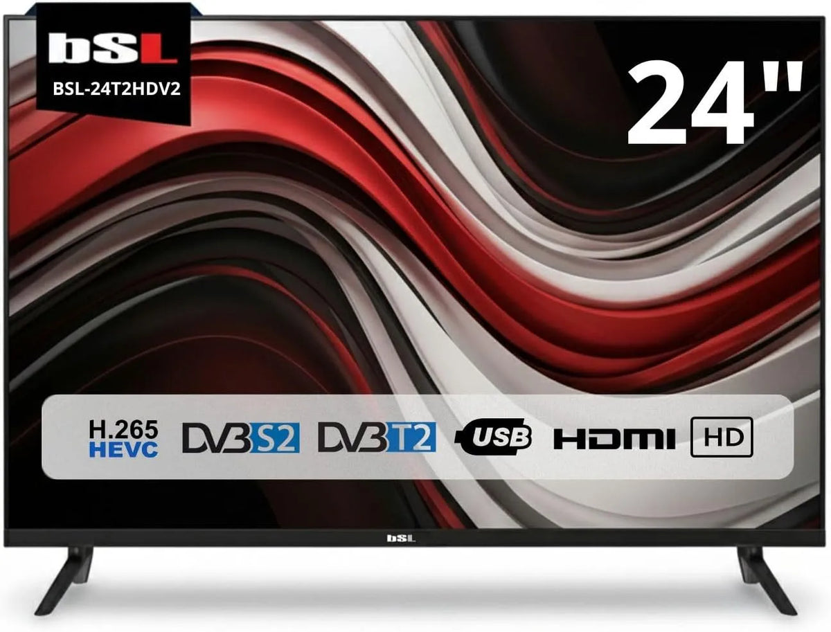 Smart TV BSL-24T2HDV2, 24 pollici, 1366 × 768, televisore, TV 24' BSL-24T2HDV2 TV LED HD 1366x768