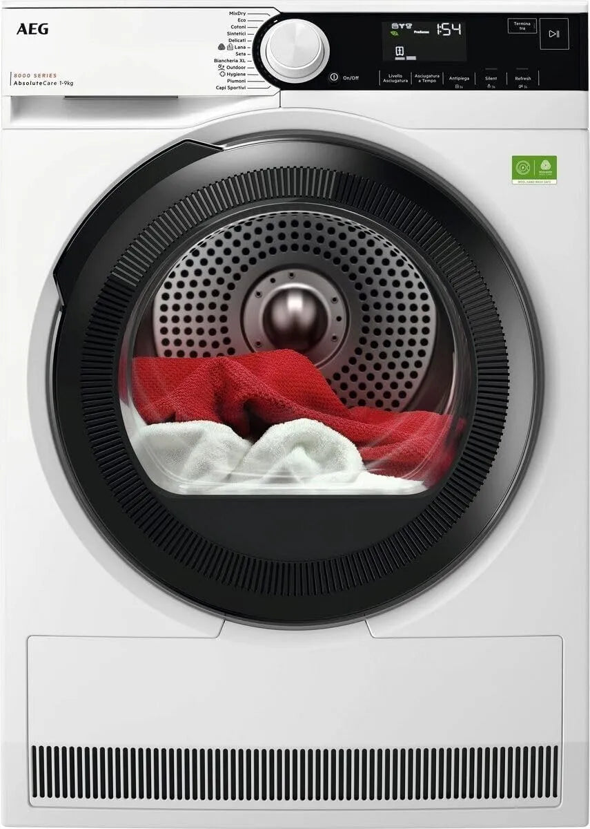 Asciugatrice TR8HDBG9B, 9 kg, classe energetica E, libera installazione, con pompa di calore