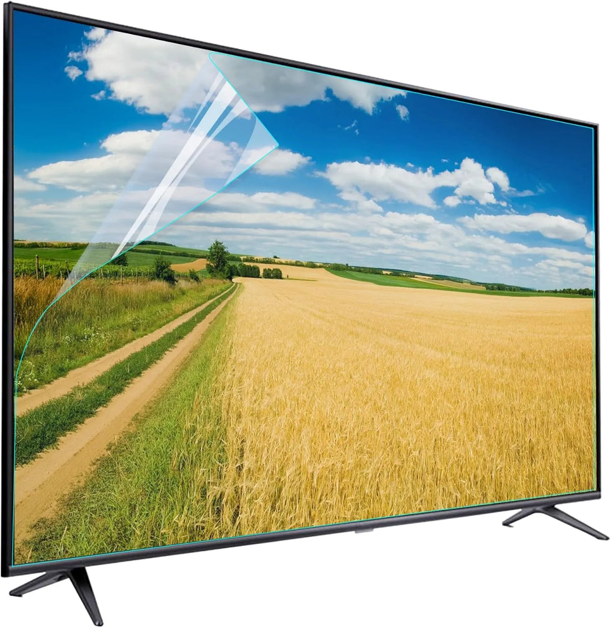 Smart TV 58in, 1269x721mm, televisore, 4K UHD, QLED, OLED, HDTV, display LCD, Pellicola protettiva for schermo TV di diverse dimensioni for LCD LED
