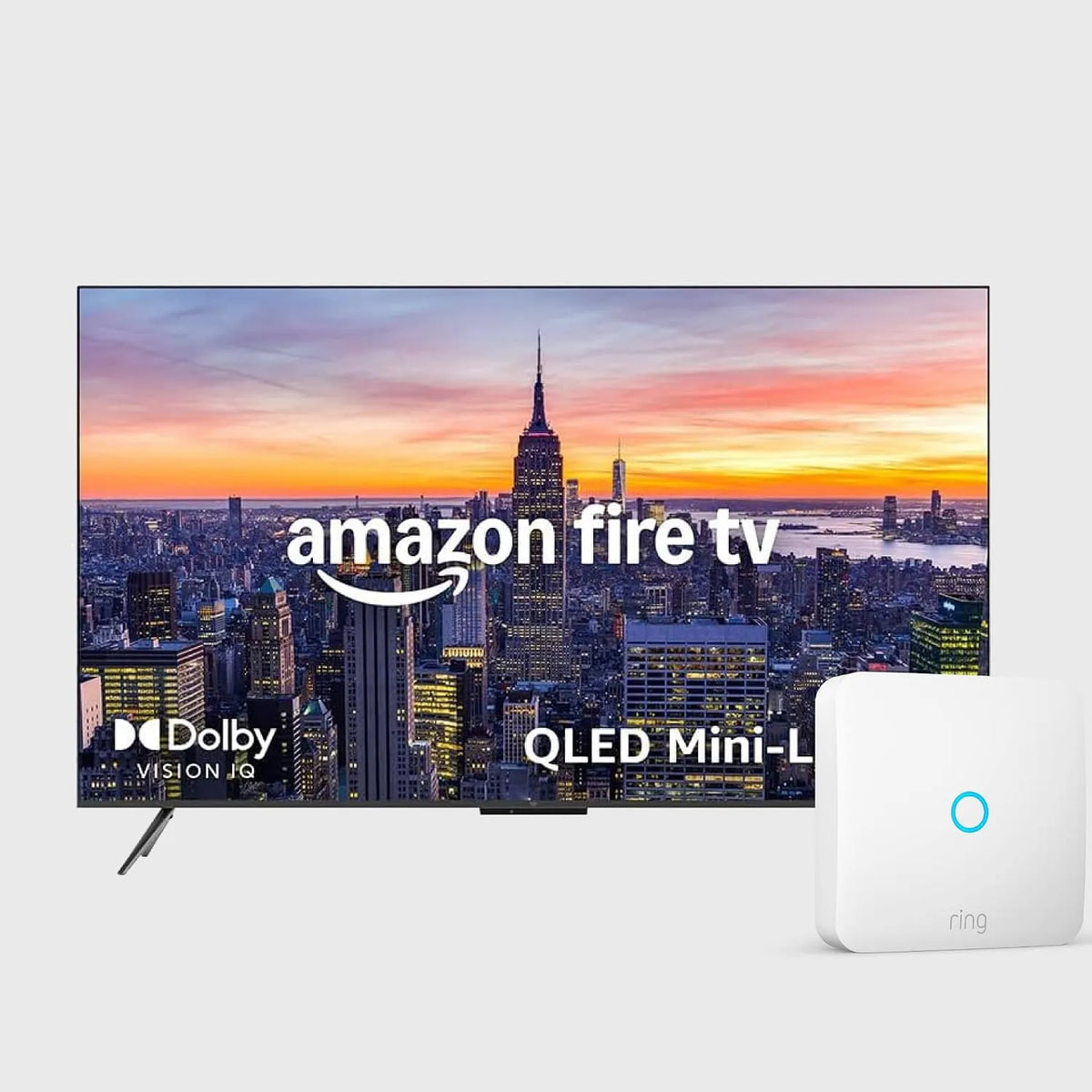 Smart TV, televisore, Ring Intercom Audio + Amazon Ember TV Serie Mini-LED 55'