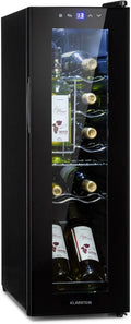 Klarstein Cantinetta vino, 32 L, 12 bottiglie, nero, 1 Zona