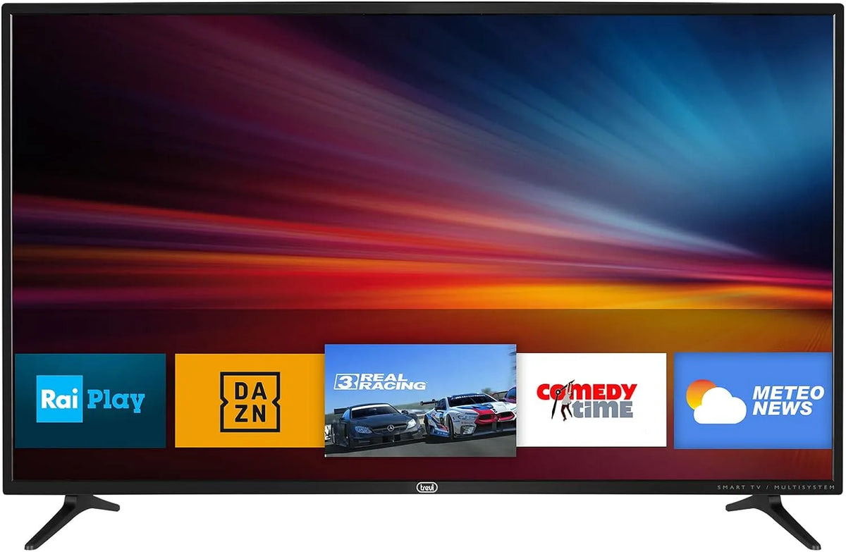 Smart TV, 43 pollici, televisore, Full HD, Trevi - Smart TV FHD 43' Ricevitore Digitate DVBT-T2 10 bit e Satellitare DVBS-S2 LTV 4301 SMART