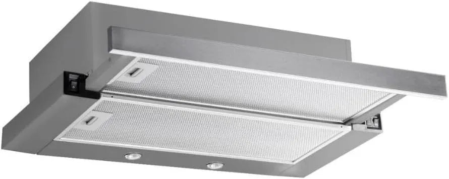 Cappa aspirante, cappa da cucina, Cappa Slim60, acciaio inox, sottopensile inox 1 motore Samet