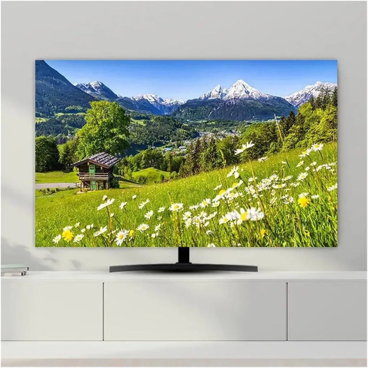 Smart TV, 75 pollici, 140x85cm, televisore, esterno, display LCD, 07, Copertura TV Antipolvere Copri Tv Esterno Copertura TV universale Copertura