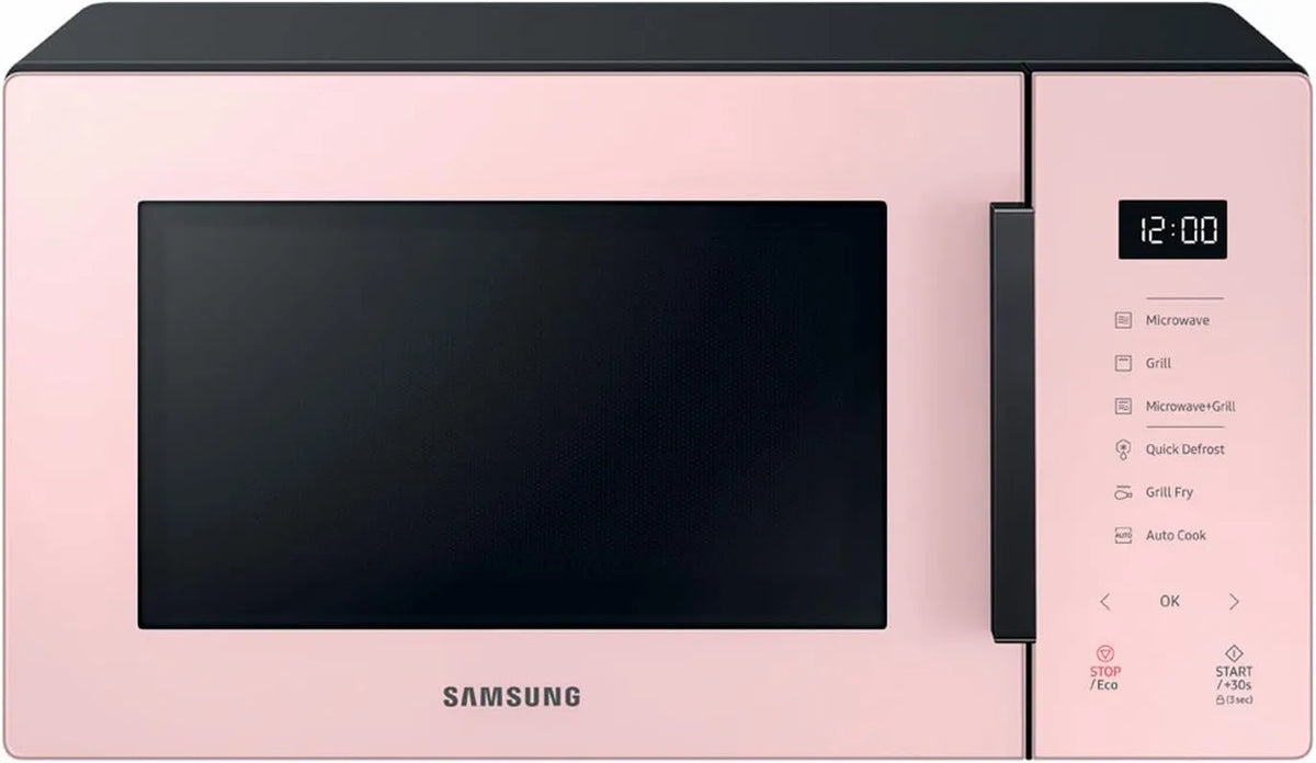 Samsung MG23T5018CP/ET 38p Forno a microonde, 23 L, 800/1100 W, grill, 49l x 27, Samsung Da tavolo Forno a Microonde Glass Design MG23T5018CP/ET