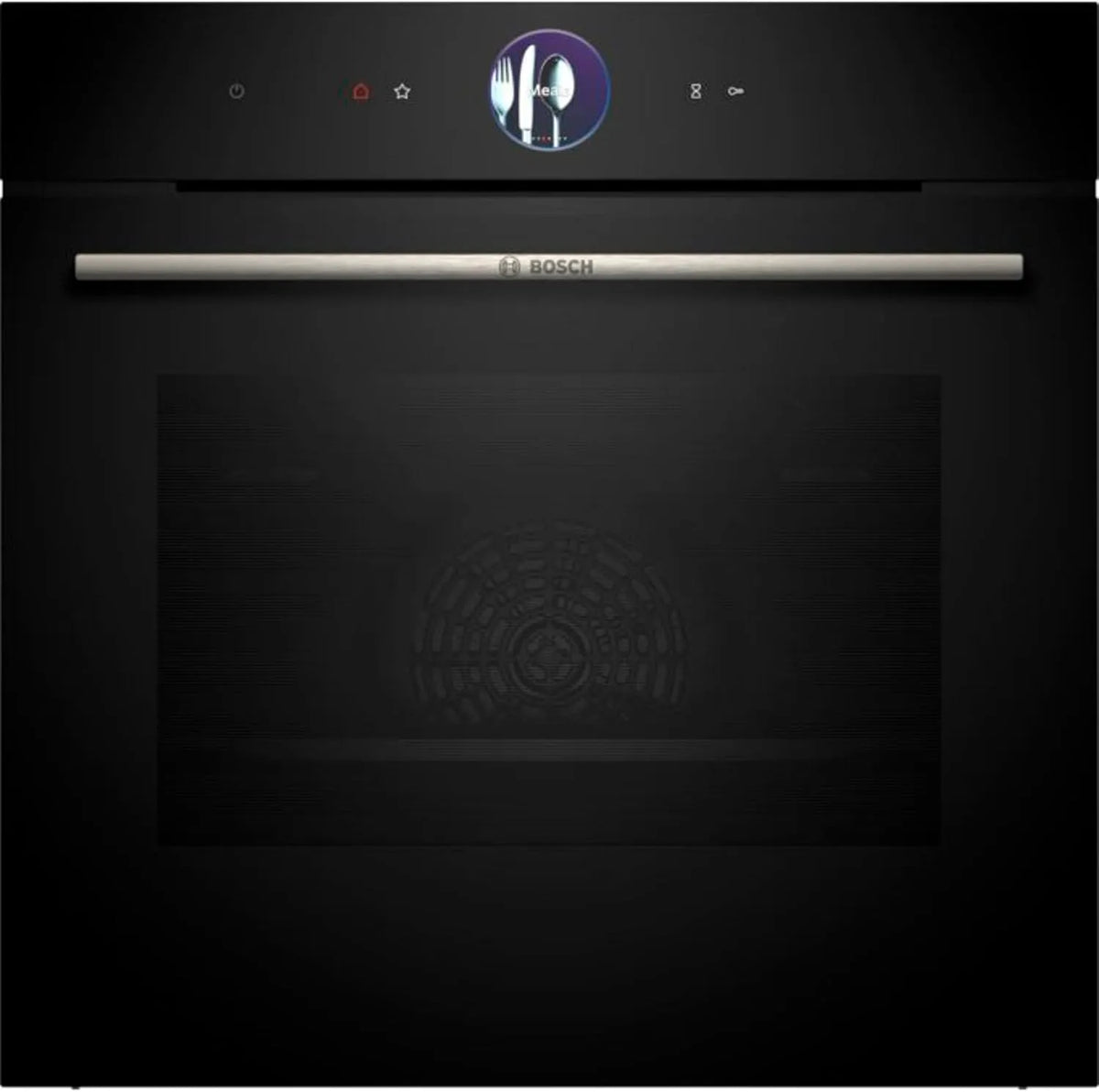 Bosch Serie 8 HBG7363B1 Forno elettrico, 60 x 60 cm, da incasso, touch, nero, 4D, Made in Germany, antimacchia e autopulente, Air Fry, Bosch Assist